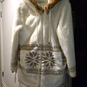 Faux fur Coat- White